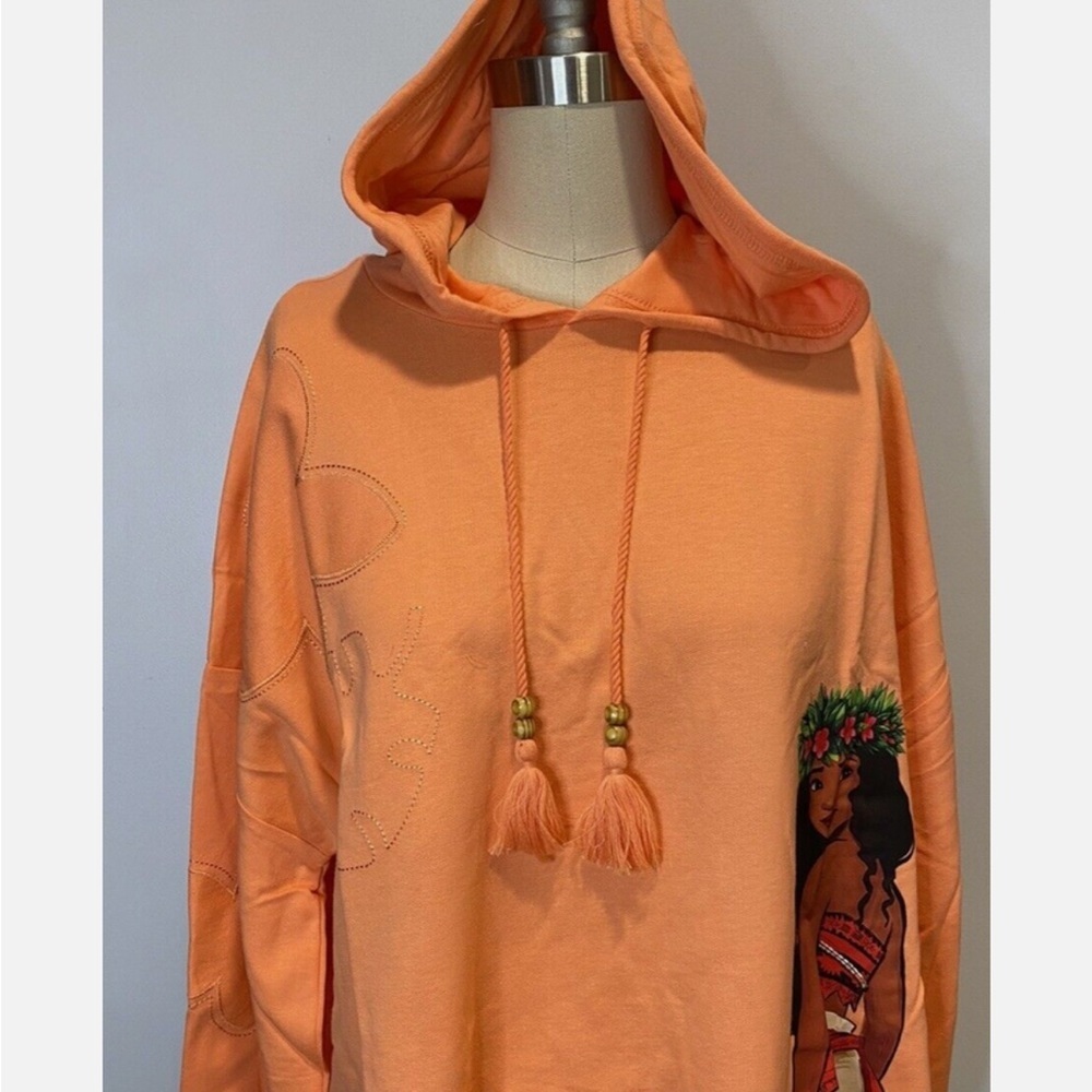 Disney NWOT Vibrant Orange hoodie size 3X